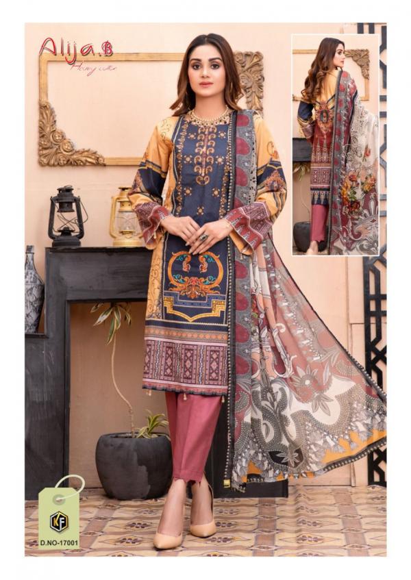 Keval Alija B 17 Cotton Karachi Print Dress Material Collection